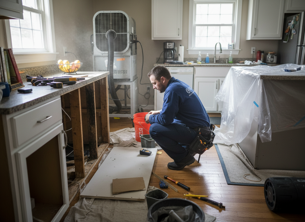 Kitchen Water Damage Repair in Yonkers, NewYork